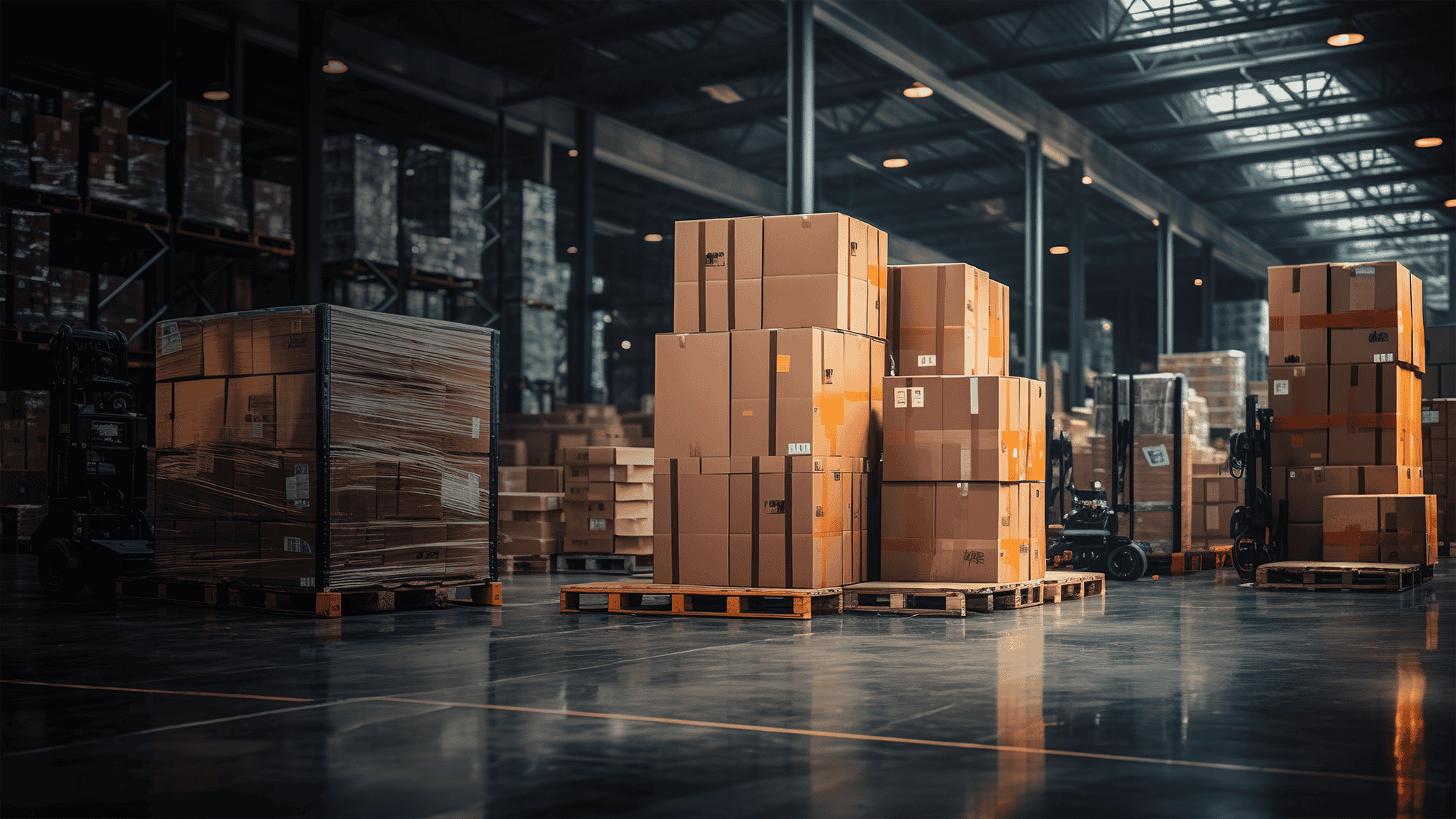 Warehouse operations with real-time visibility dashboard